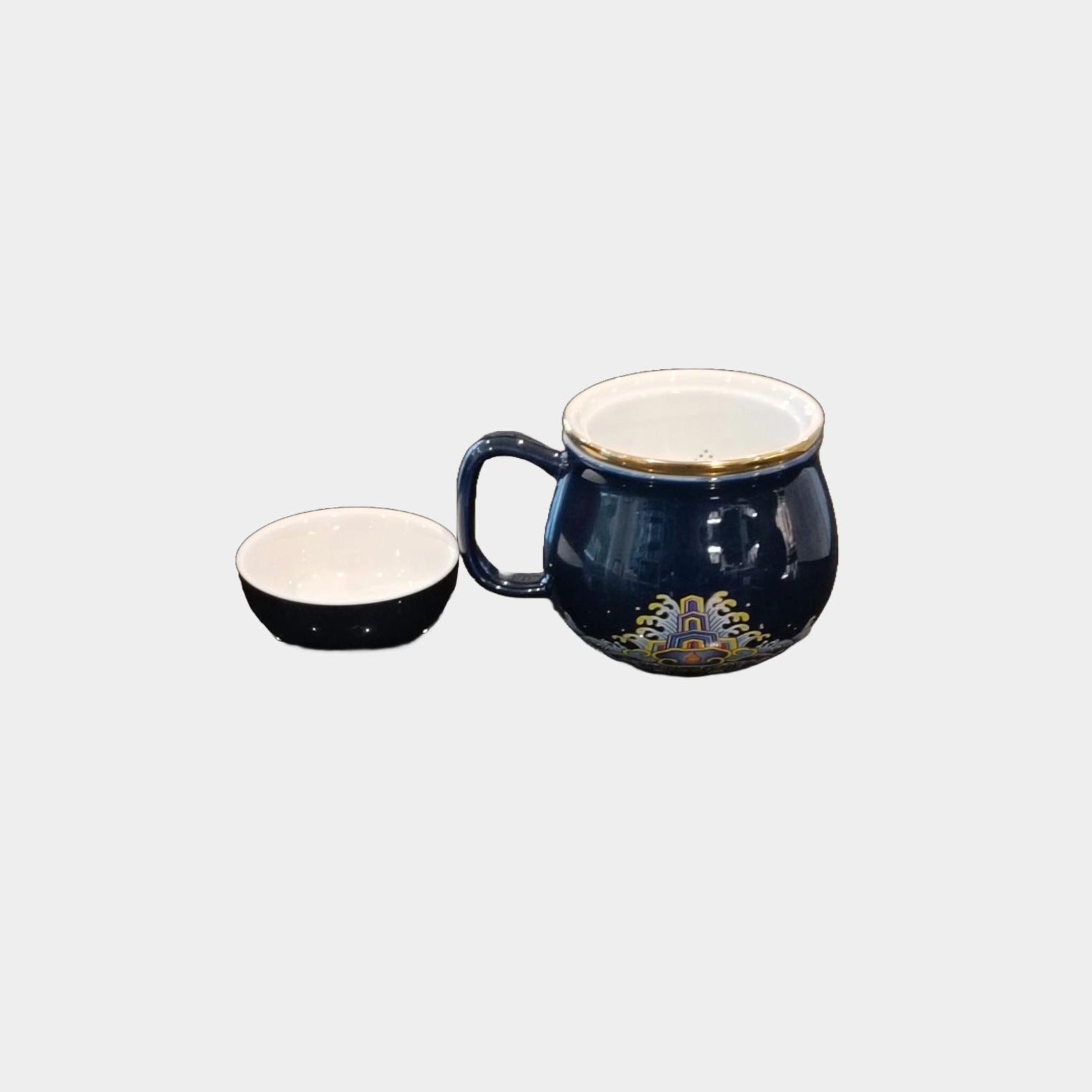 Ceramic Mug/Tea Strainer