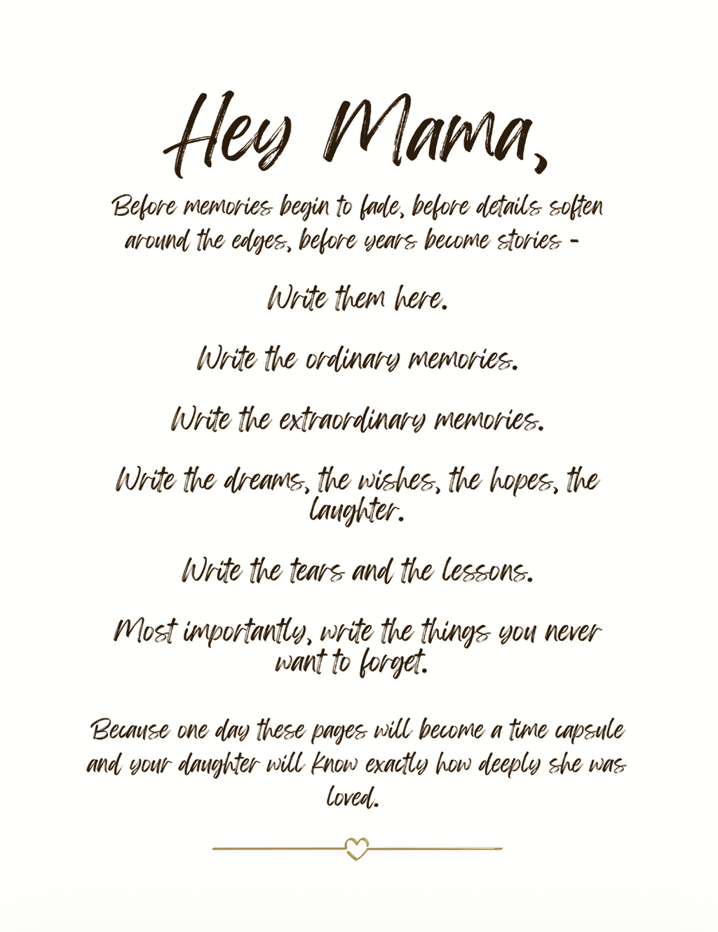Letters to My Daughter: A Guided Memoir Journal