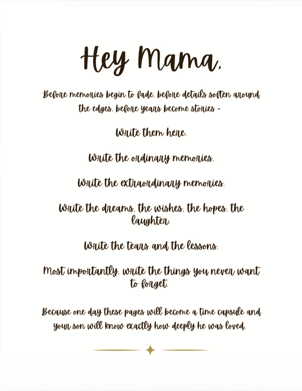 Letters to My Son: A Guided Memoir Journal