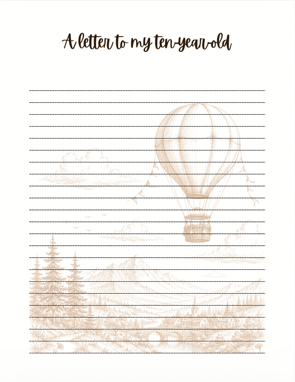 Letters to My Son: A Guided Memoir Journal