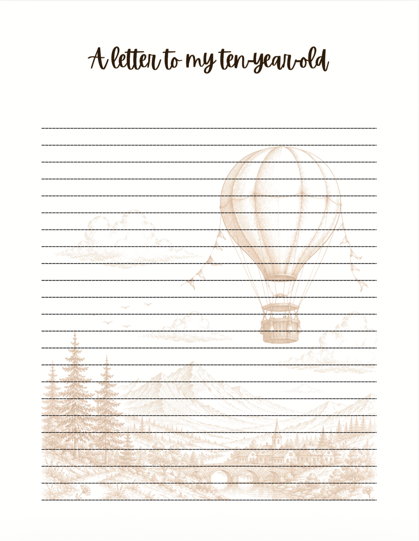 Letters to My Son: A Guided Memoir Journal